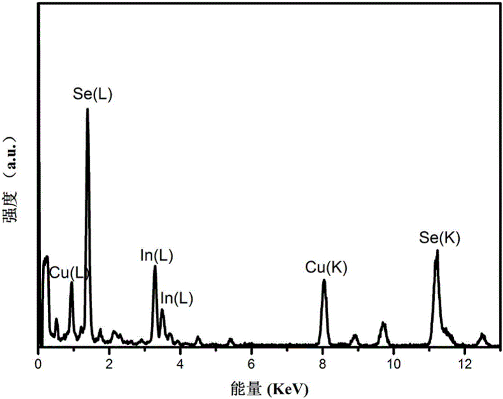 Method for synthesizing copper indium diselenide quantum dot