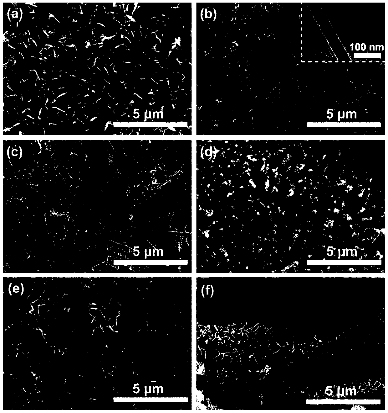 Bimetallic nickel-cobalt telluride supercapacitor electrode material and preparation method thereof