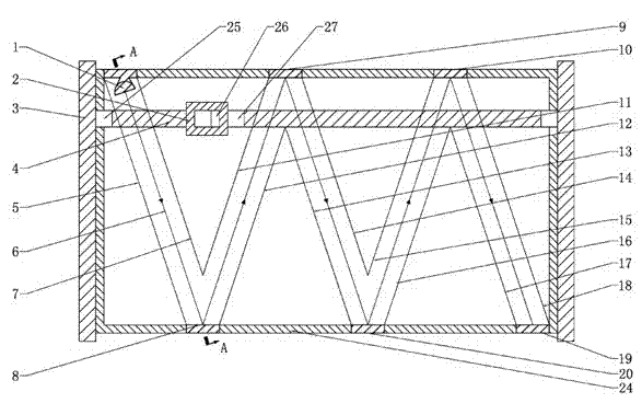 Underwater effective working distance detecting platform of deep sea lighting device