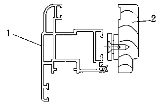 Composite energy-saving door window frame or door window sash frame and forming method