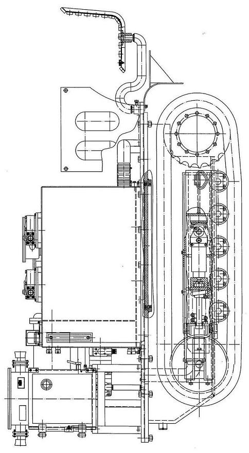 Mineral deep hole drilling carriage unit