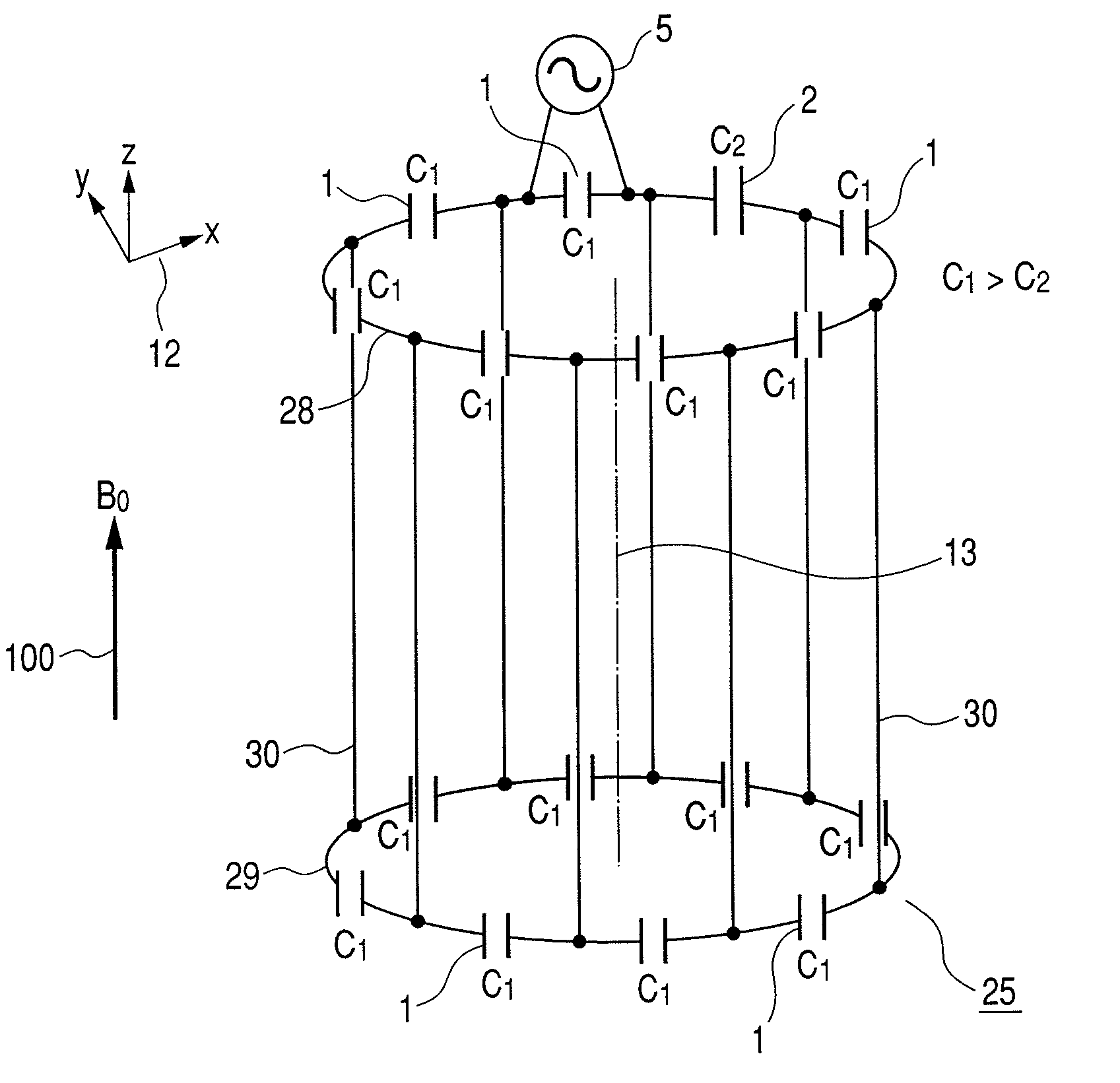 RF coil and MRI system