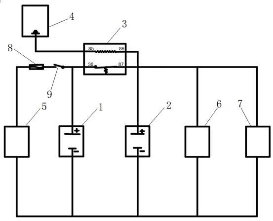 Dual-power isolation circuit, system and method for intelligent driving