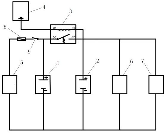 Dual-power isolation circuit, system and method for intelligent driving