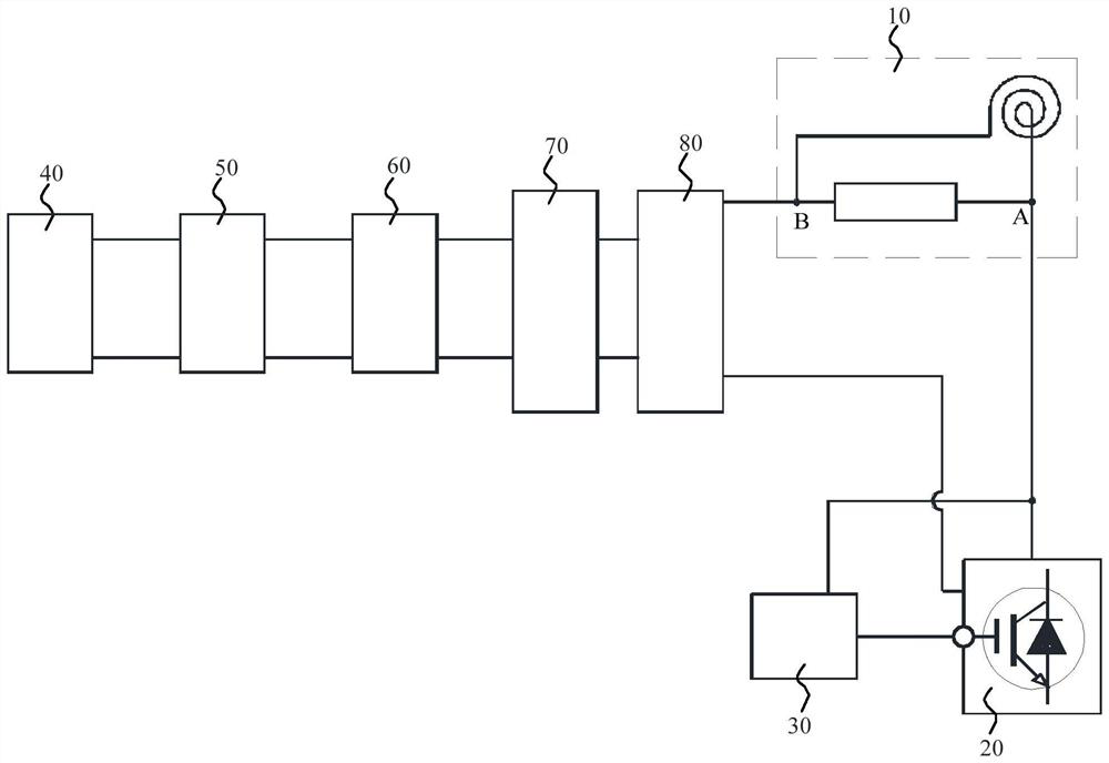 Electromagnetic heating system and start-up control method and device thereof