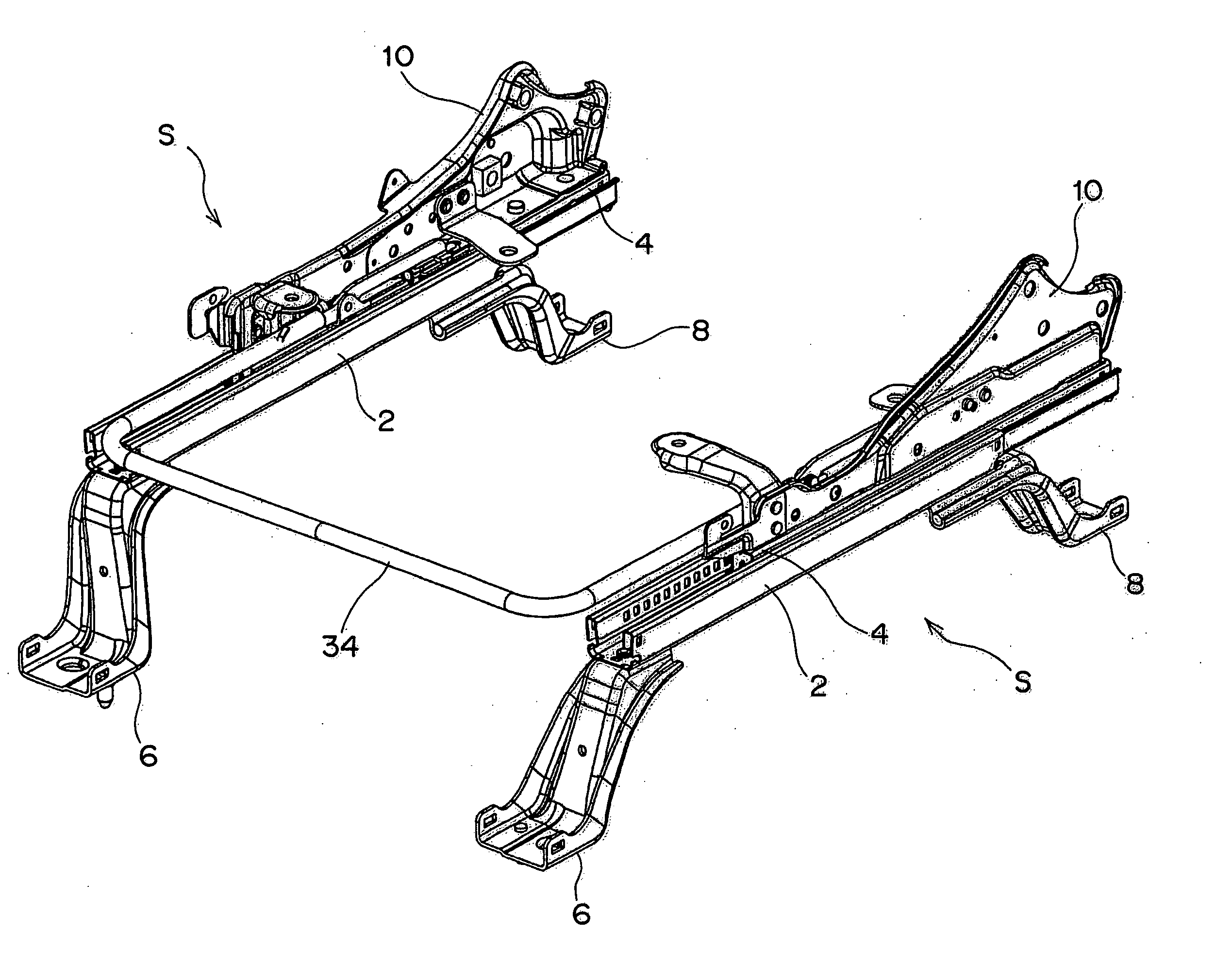 Automobile slide adjuster