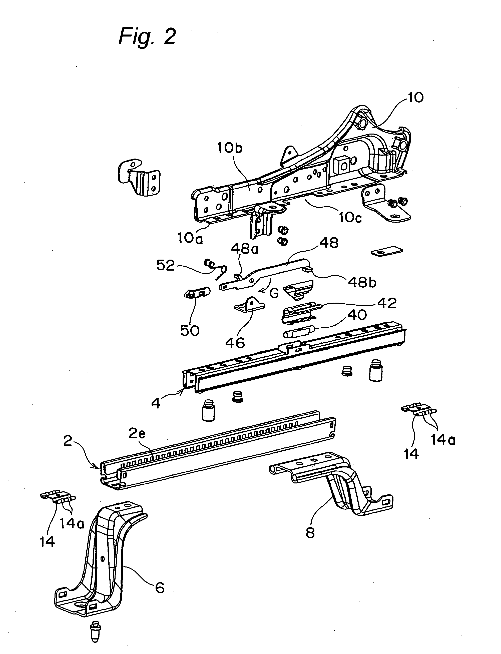 Automobile slide adjuster