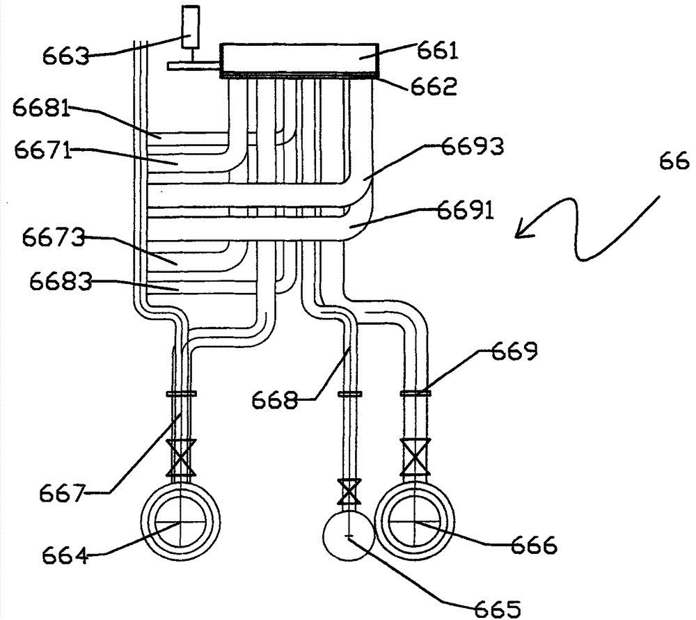 Heat storage and exchange device for gas heater of coal pyrolyzing furnace