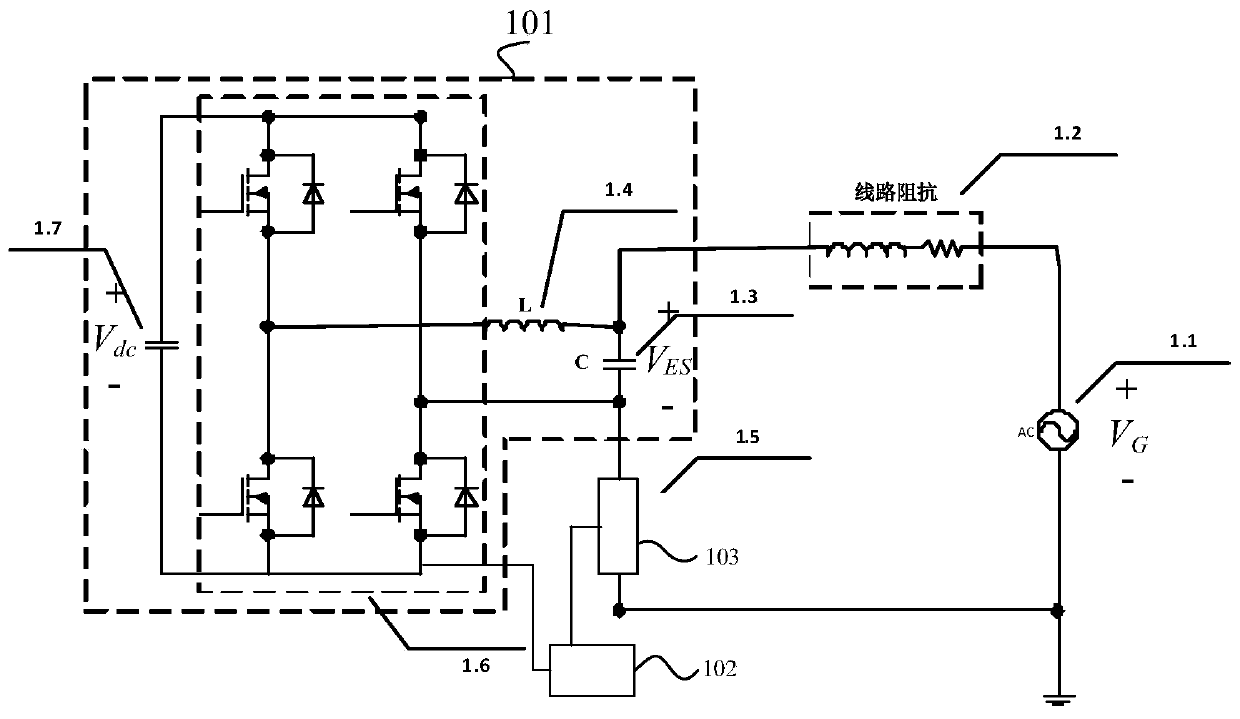 Electric spring-based voltage control circuit system, control method and device