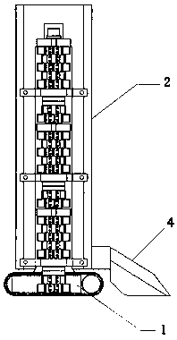 Oil storage tank side wall cleaning equipment and oil storage tank including same