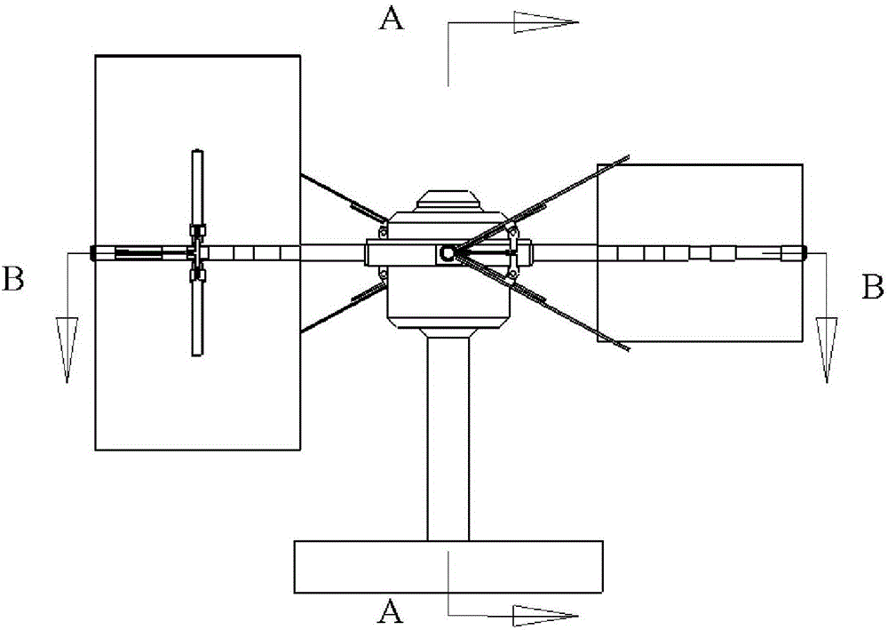 Blade automatic opening and closing type marine current energy power generating set