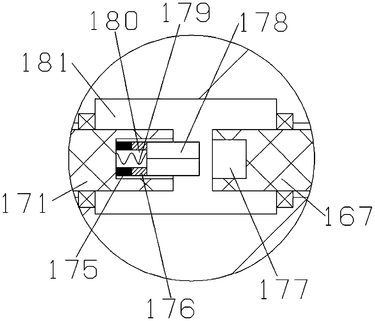 Spark plug electrode cleaning device