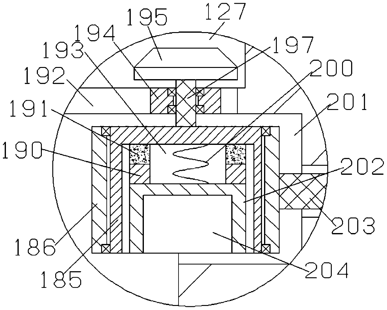 Spark plug electrode cleaning device