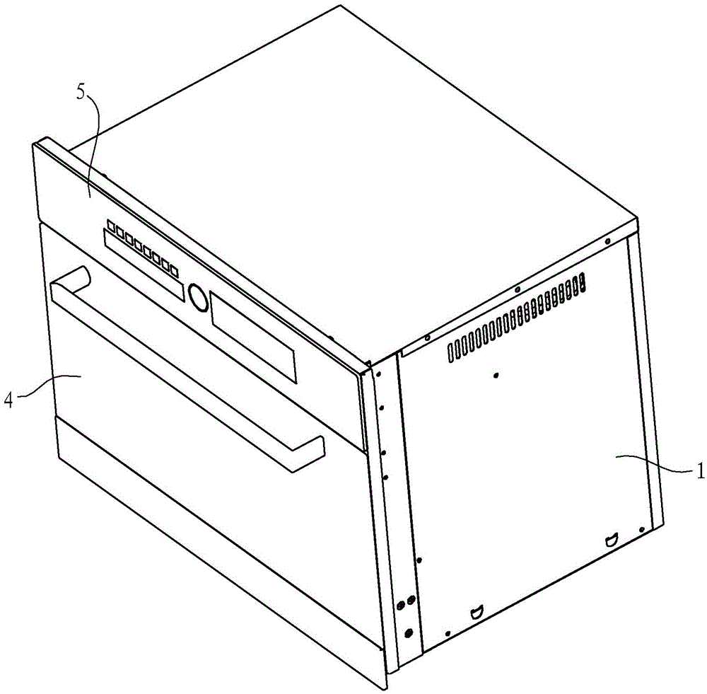 Steam box with water tank on top