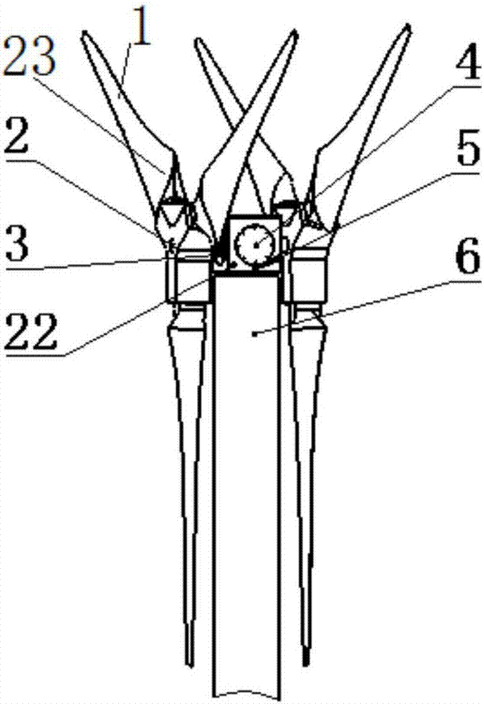 Double-impeller type horizontal-axis wind turbine