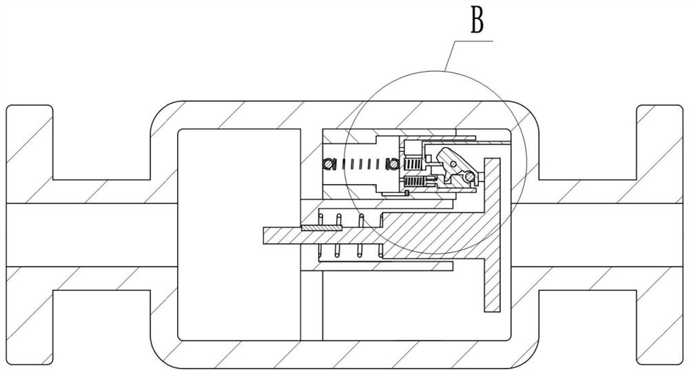 Axial-flow type check valve