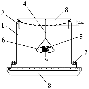 Method and device for simply testing the strength of building steel