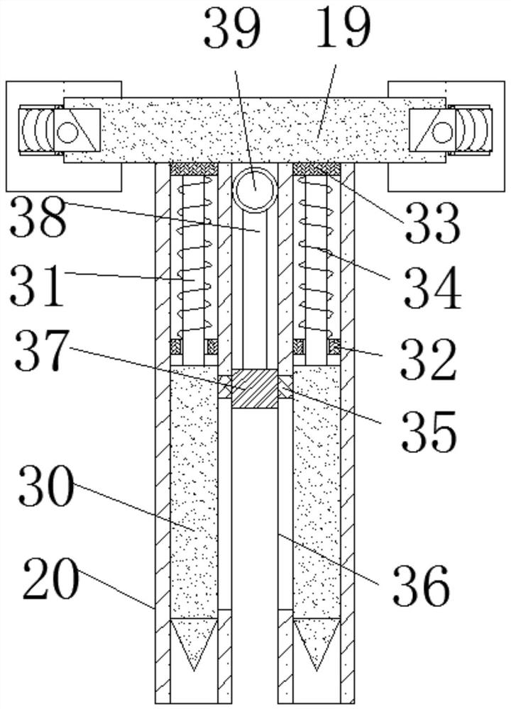 H-shaped hollow anti-slide pile