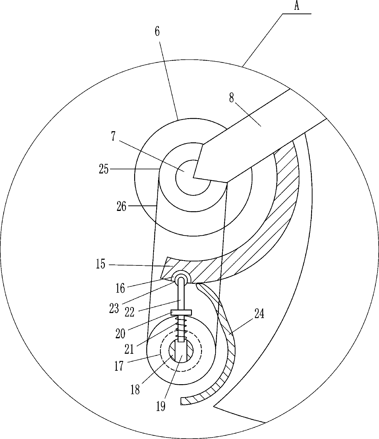 A treatment chair convenient for auscultation by pediatricians