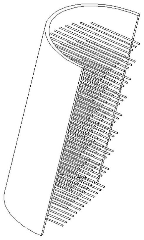 Glass medicament bottle as well as preparation method and application thereof