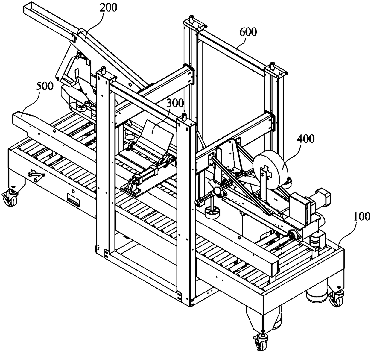 Full-cover carton sealer