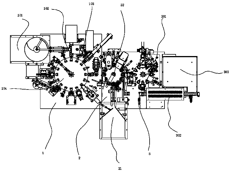 Full-automatic capacitor assembling system