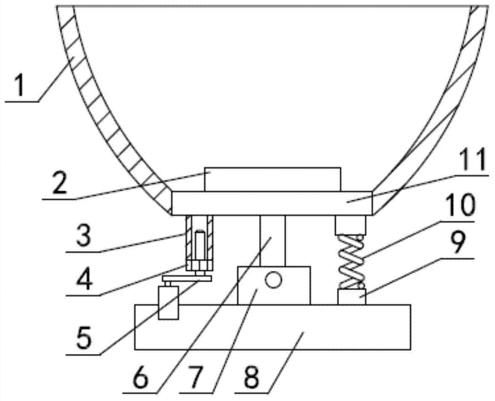 Automatic LED motorcycle lamp capable of longitudinally and conveniently adjusting irradiation angle