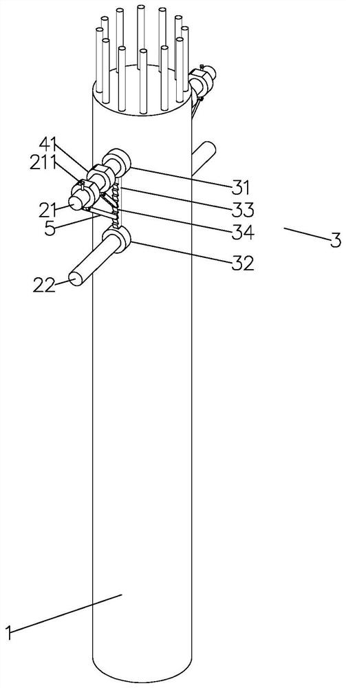 Bridge pier stud bent cap formwork system and construction method