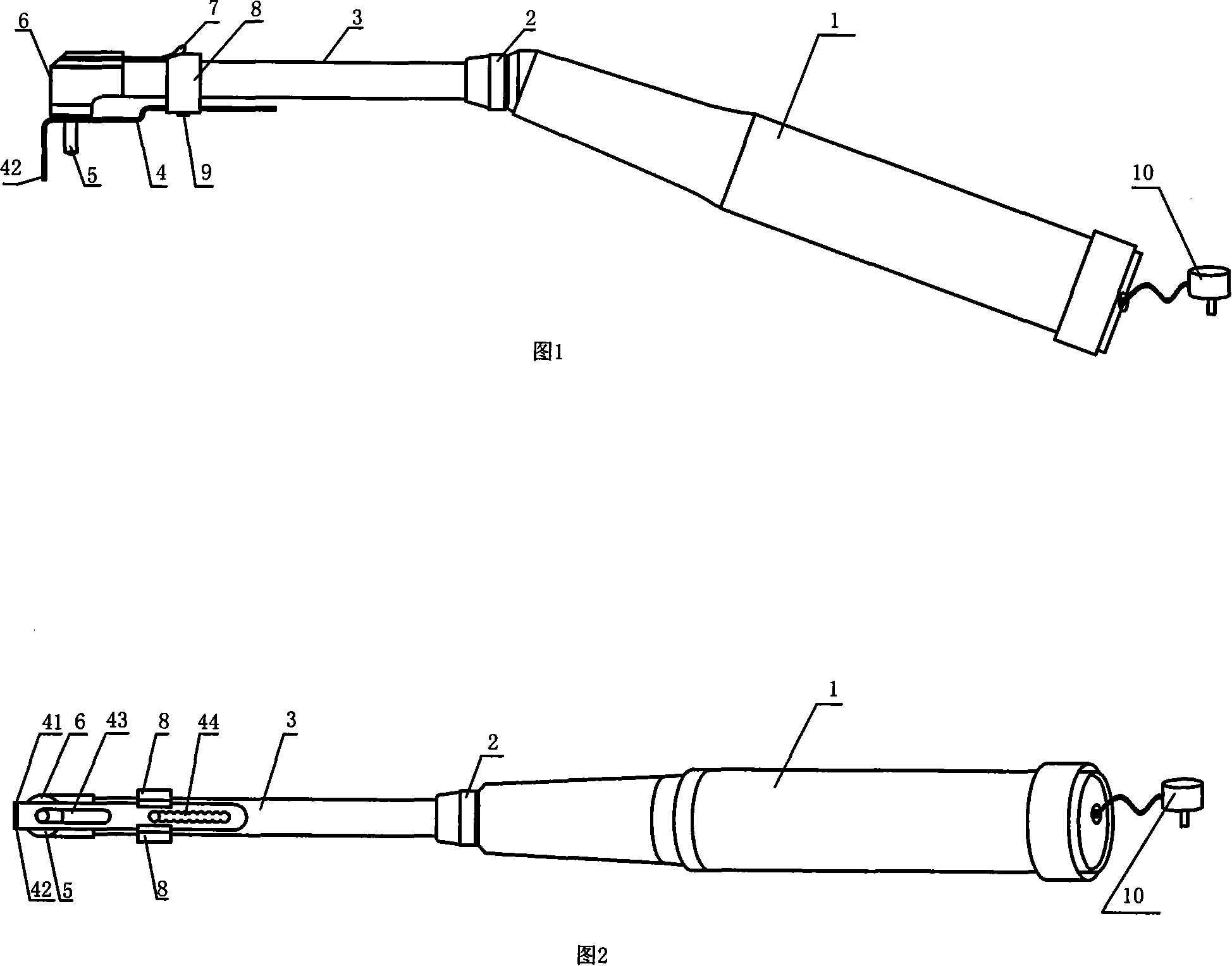 Variable lower jaw angle locating bone cutting device