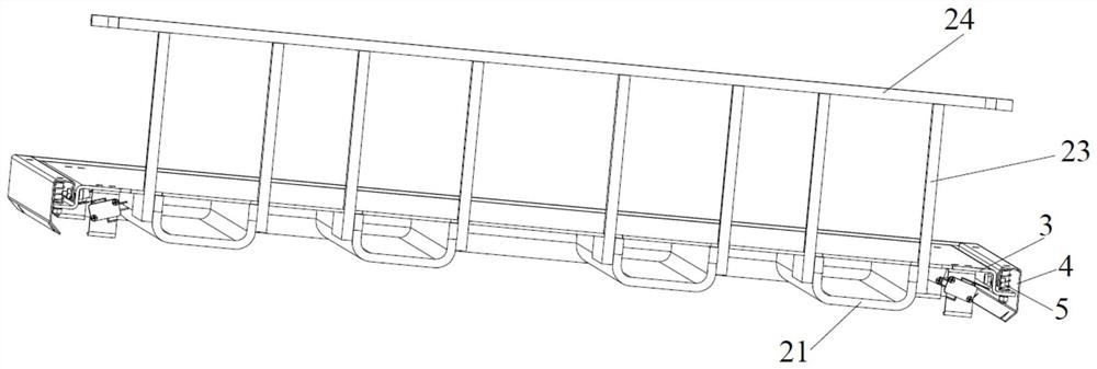 Bearing platform for platform type home elevator