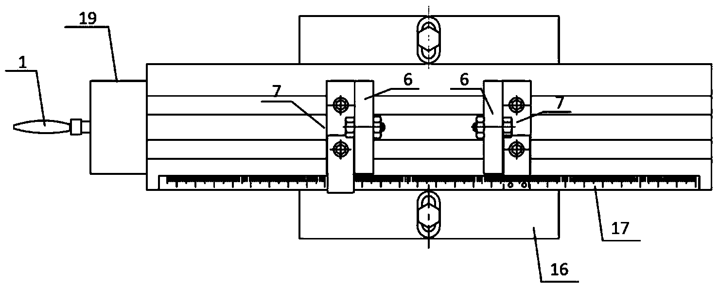 Three/four-point bending performance test general clamp for material