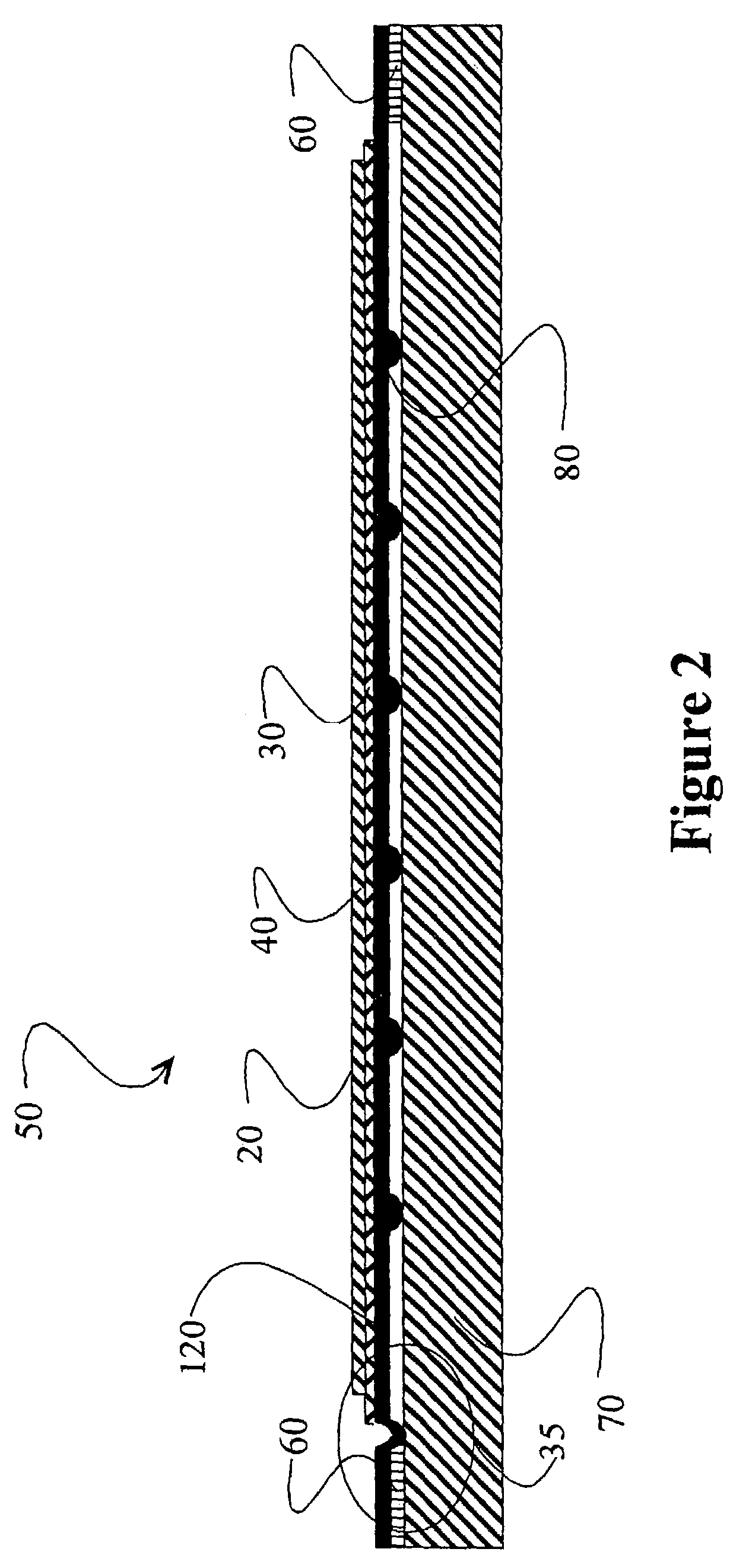 Laminated touch screen