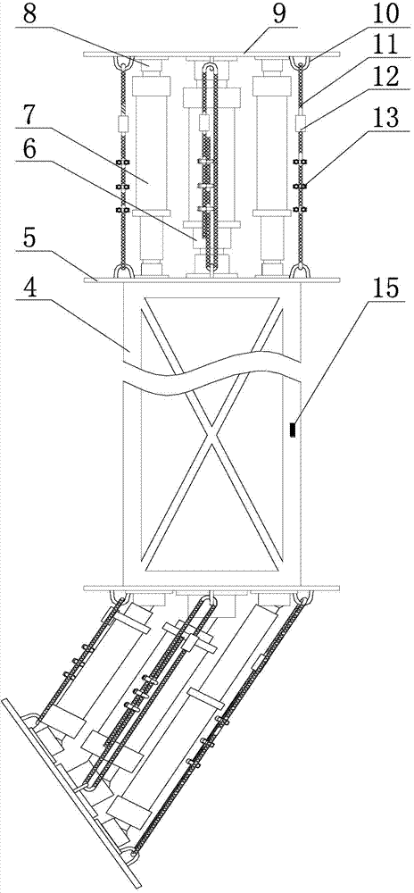 Hoisting coupling device with cooperation of multiple cranes and detection method