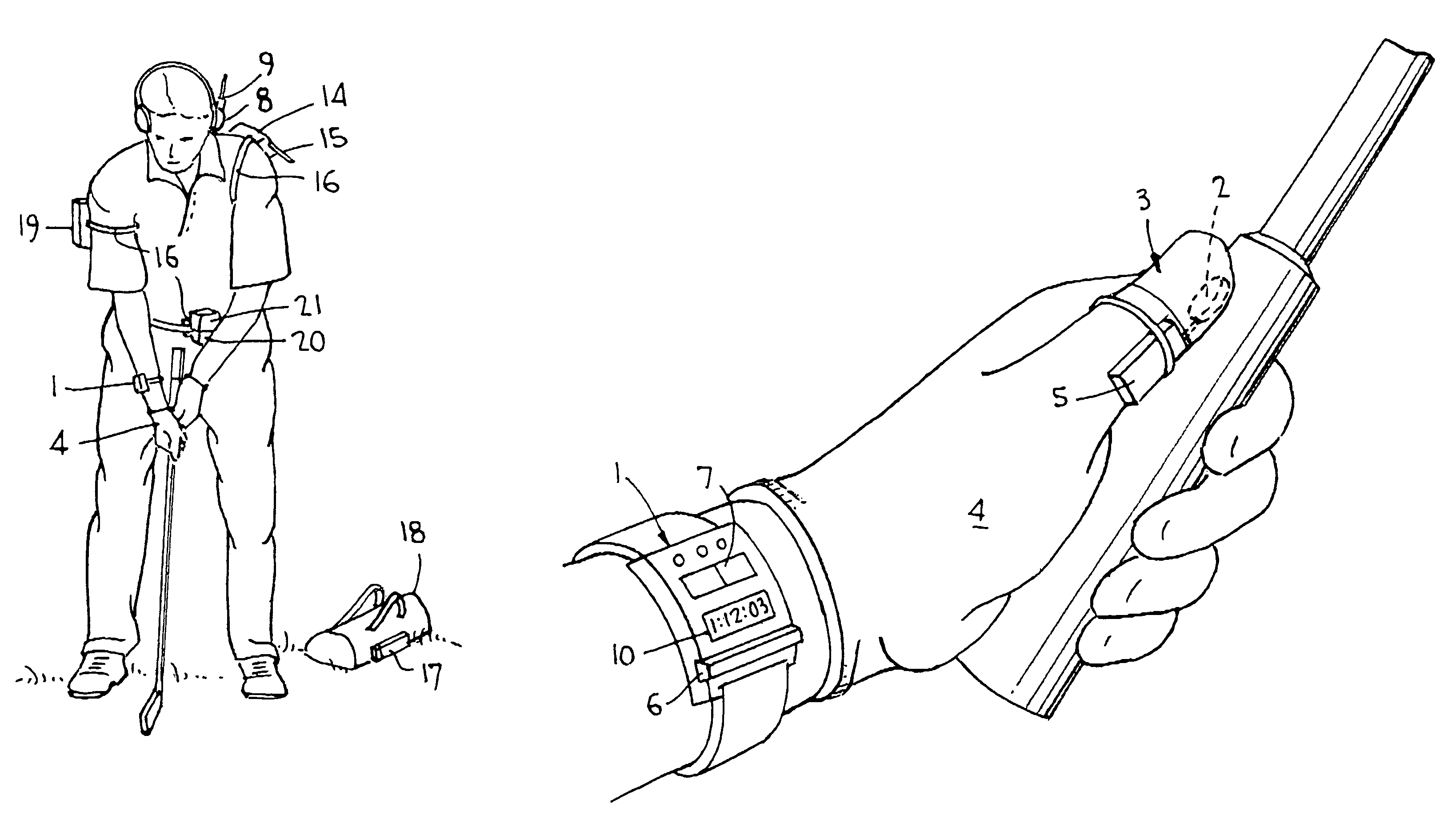 Sports training apparatus and sports training system