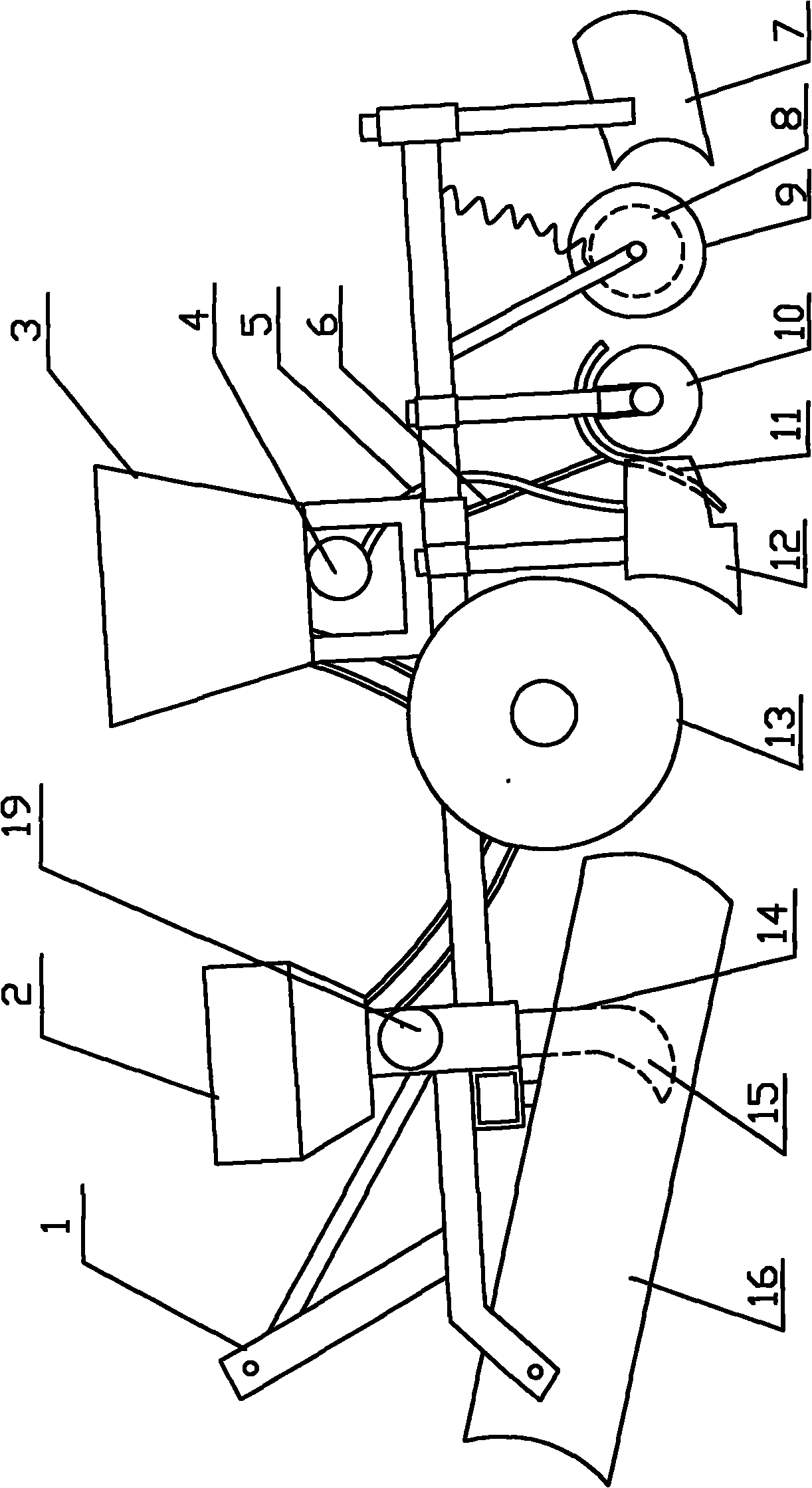 Cotton seed precision seeder for saline and alkaline land