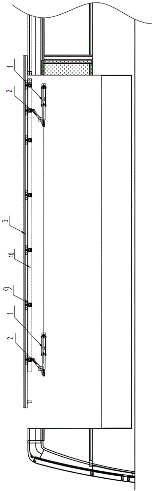 Double-layer sightseeing bus and convertible deforming method thereof