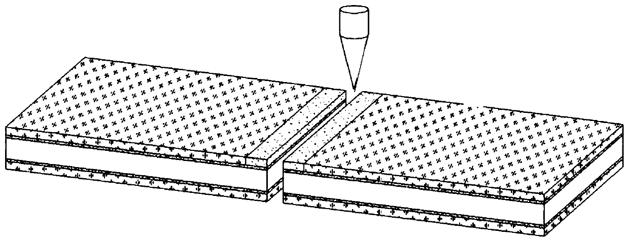 Method for obtaining whole martensite welding part of coated manganese-boron steel plate