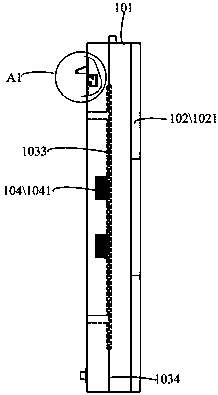 LED display module and LED splicing display system