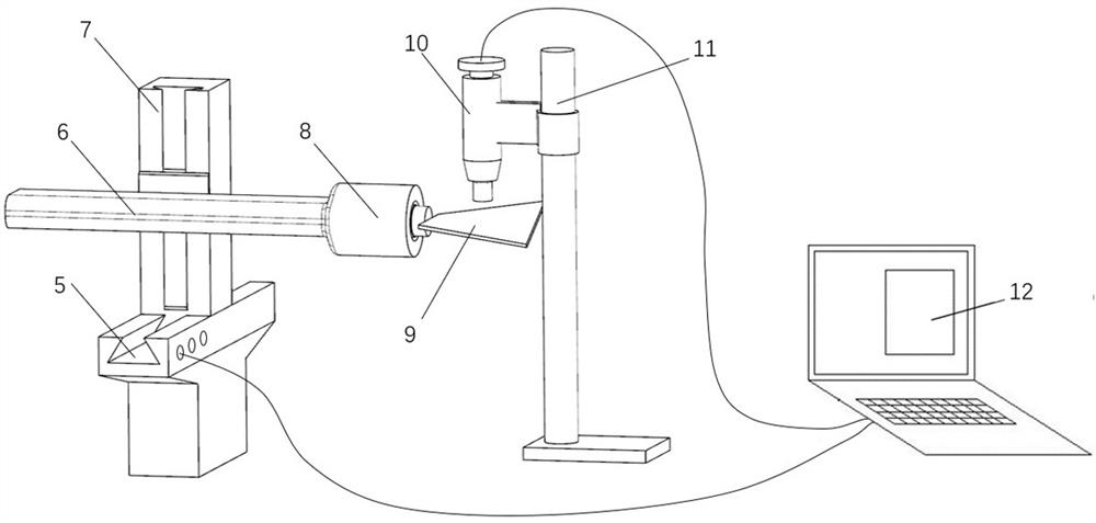 Fan blade fatigue limit attenuation intelligent monitoring method based on image recognition