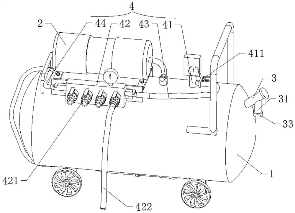 Electric refueling tool for reduction gearbox