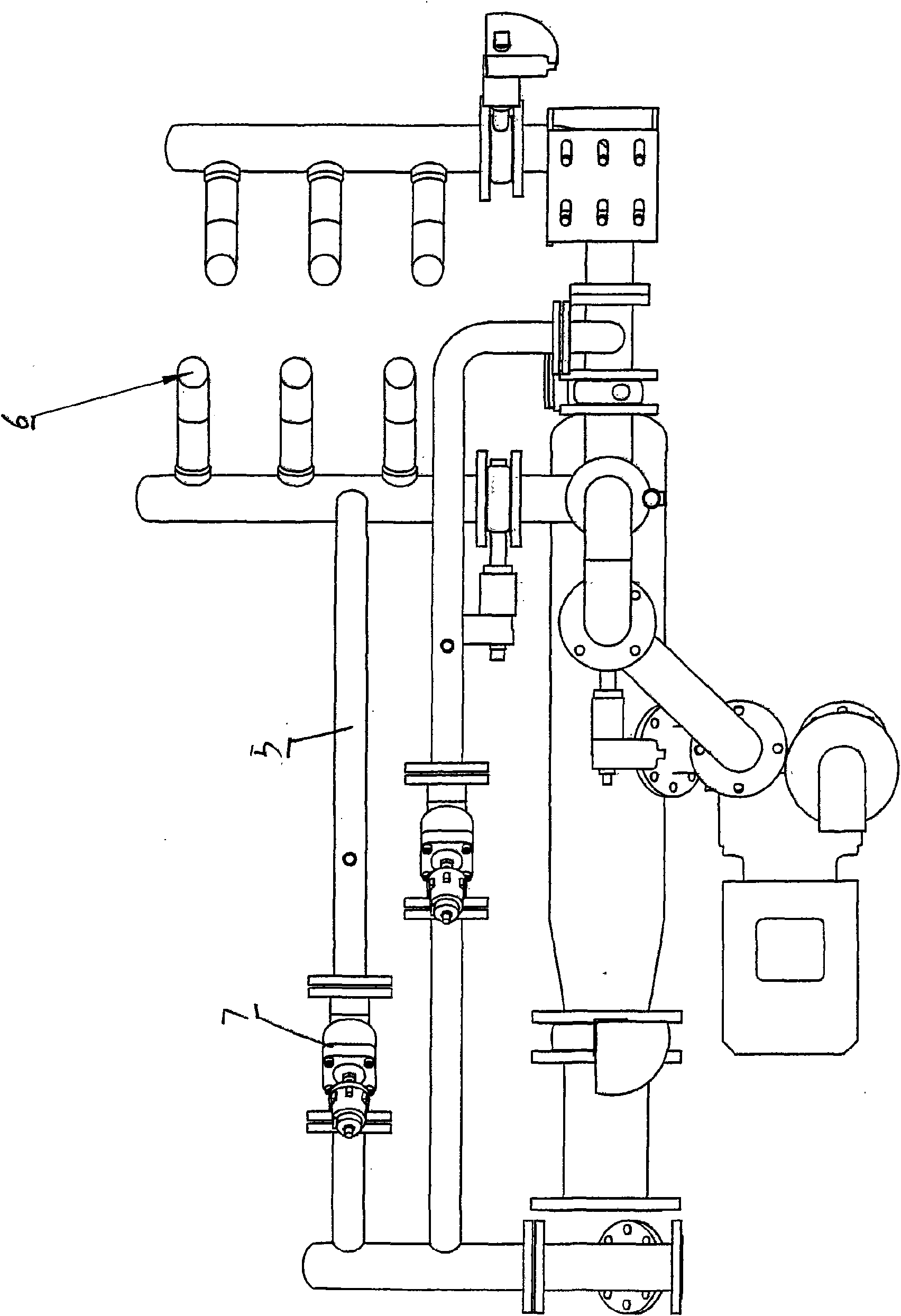 Heating decontamination system of full automatic foam plastic forming machine of two opposite-clamping type templates