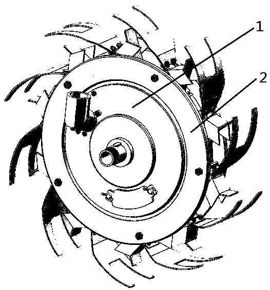 Precision seed metering device of seeds with middle and large grain diameters