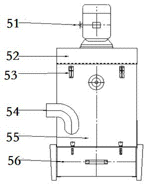 Dust removal type concrete spraying machine