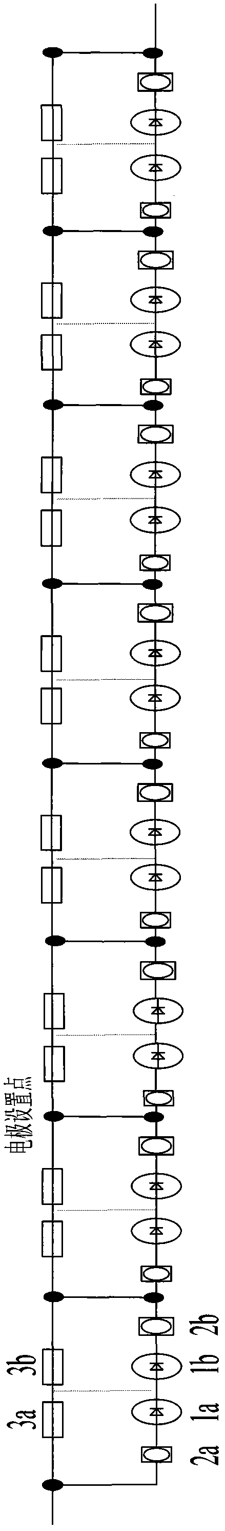 DC (Direct Current) device for equalizing pressure of converter valve waterway