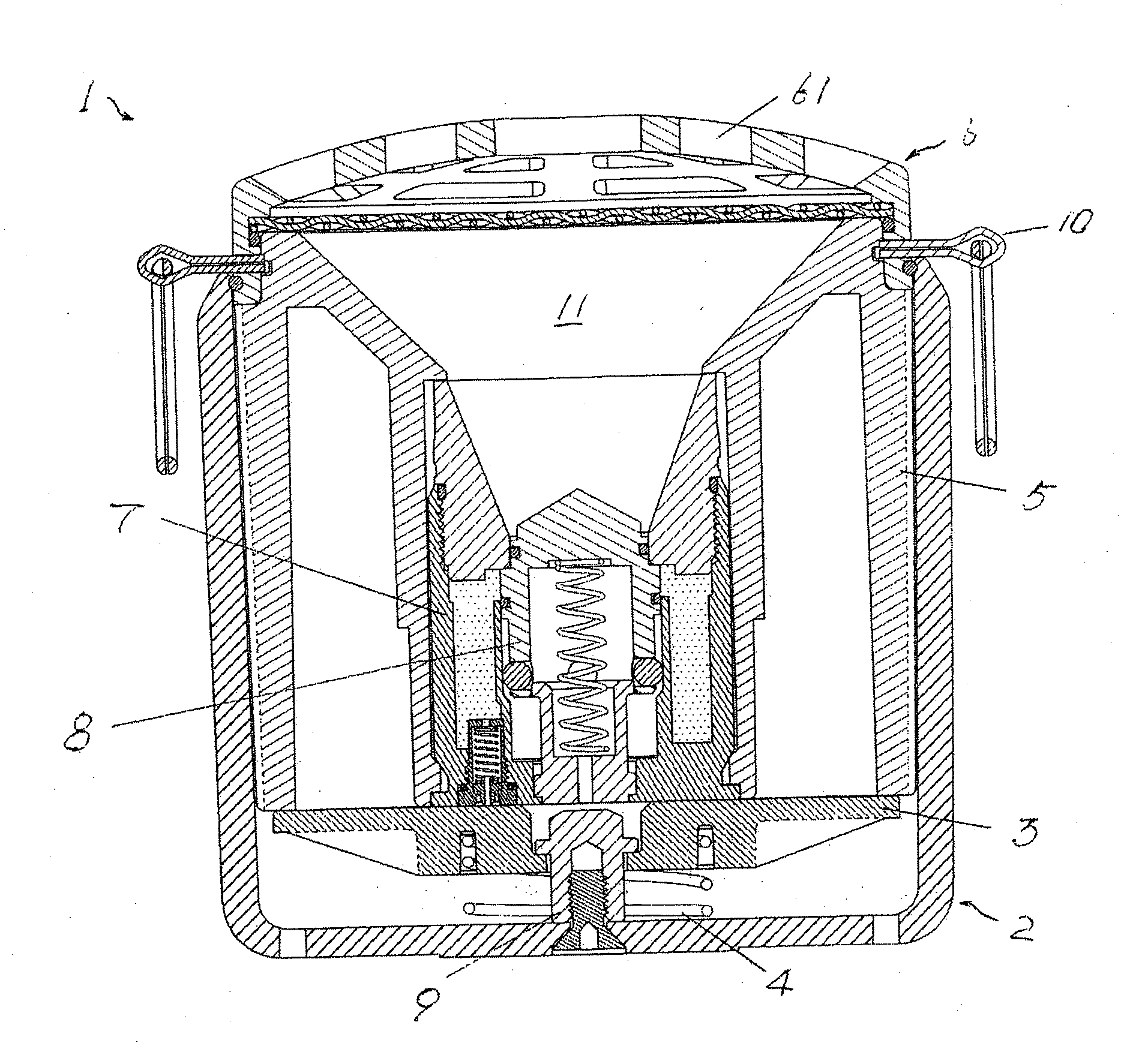 Simulated land mine