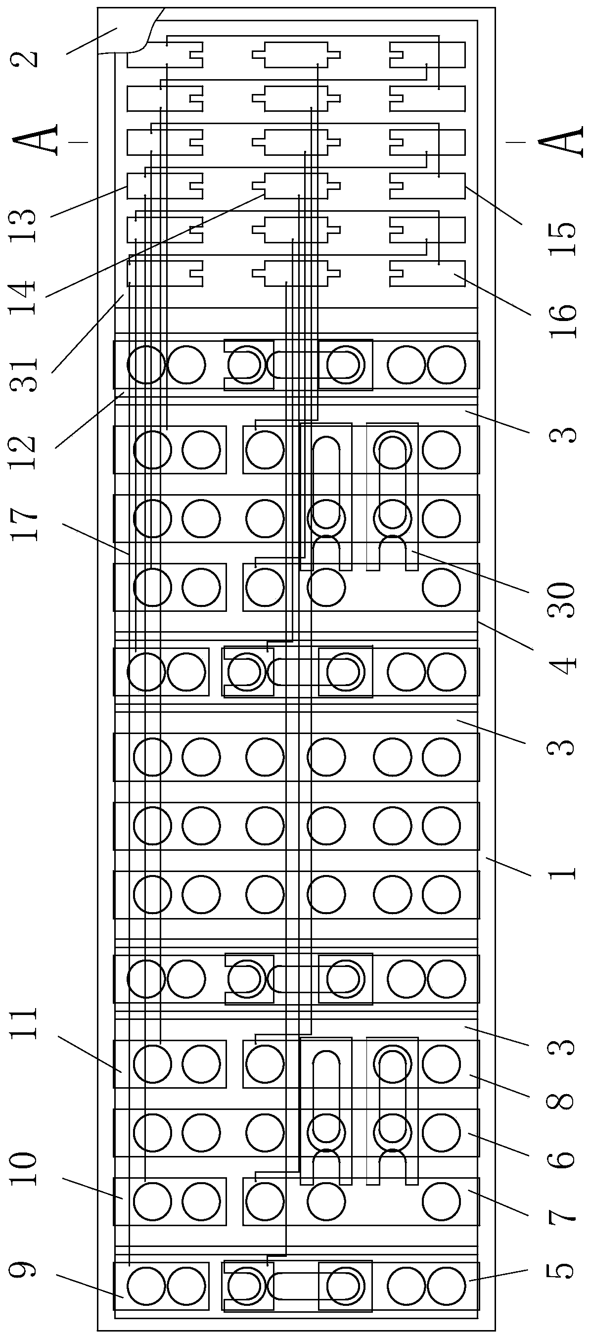 Switching type phase sequence switching combined junction box