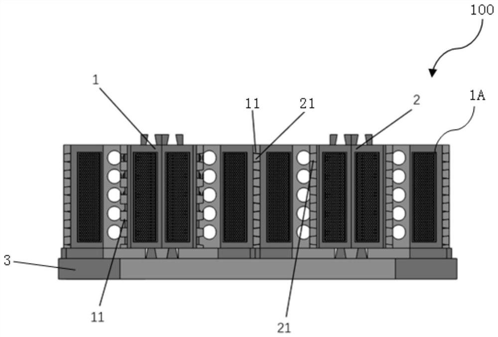 Free-combined-type artificial fish reef