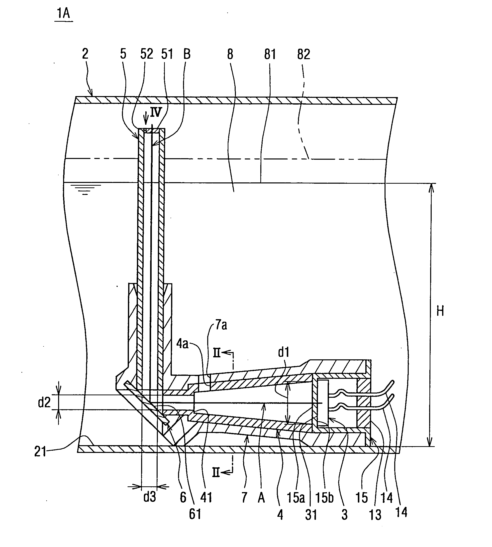 Liquid level detecting apparatus