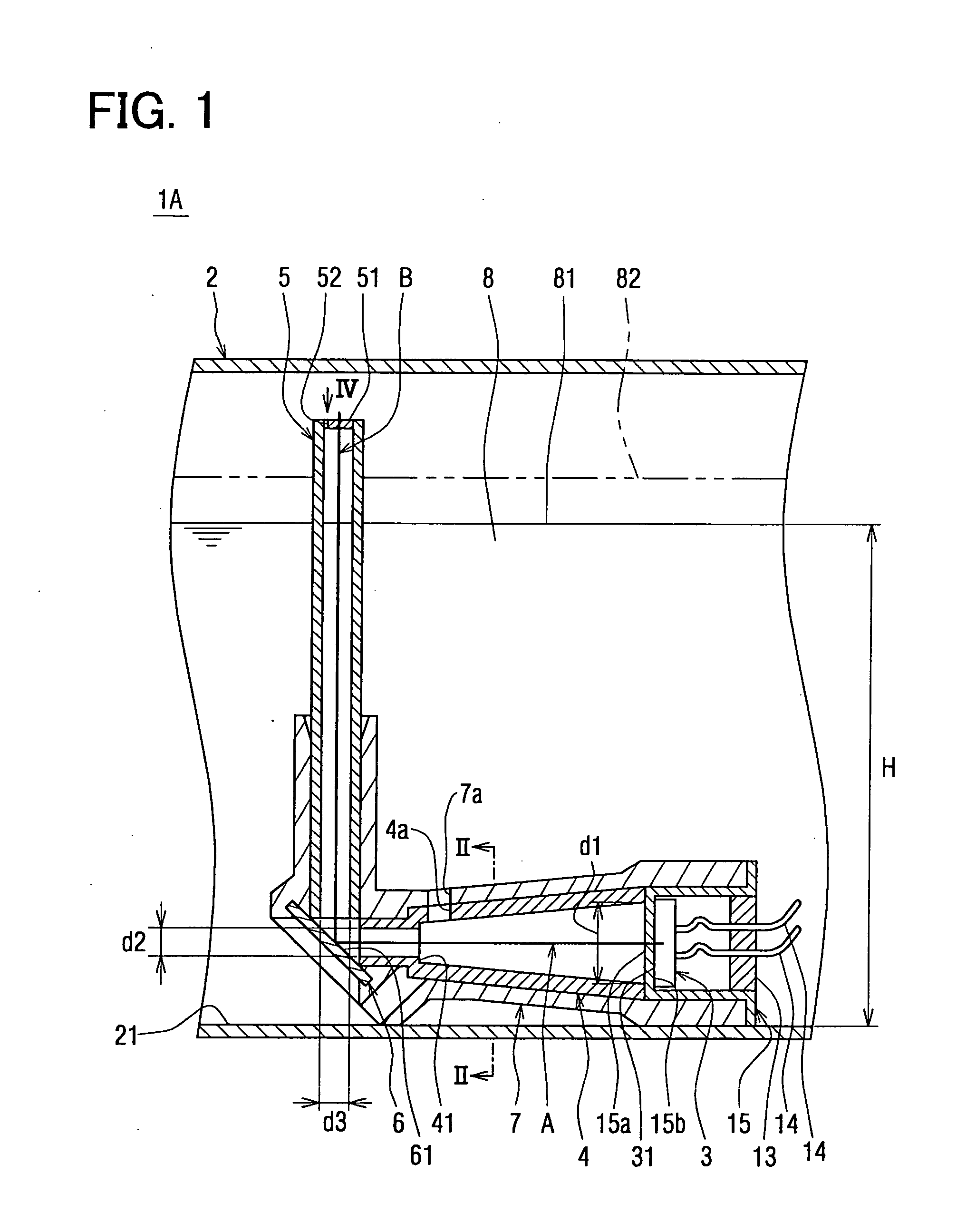 Liquid level detecting apparatus