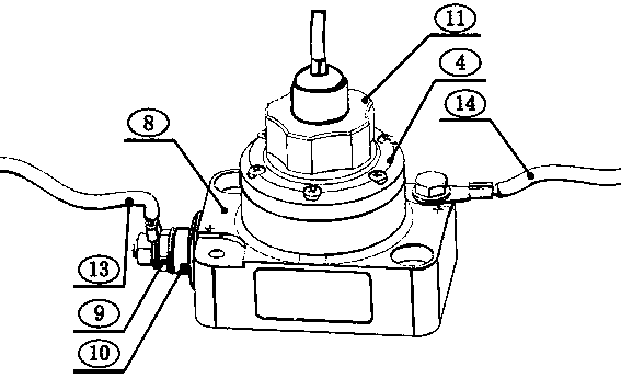 Capacitive equipment electrified detection end screen sampling device